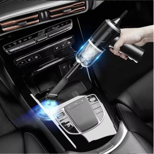 3 In 1 Portable Vacuum Cleaner- Durable Wireless Vacuum -duster Blower Air Pump- High Power Strong Suction Vacuum Cleaner For Home, Laptop, Vehicle Interior Cleaner