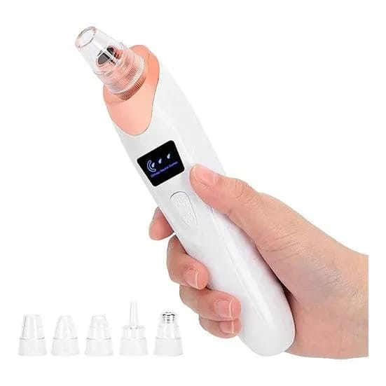 Face Vacuum Suction Blackhead Remover Pore Cleaner | Electric Deep Cleansing Tool For Nose & Face